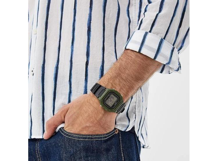 CASIO W218H RELOJ HOMBRE DIGITAL, CRONÓMETRO, RESISTENTE AL AGUA, ALARMA, BATERÍA 7 AÑOS - 3