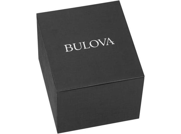 RELOJ BULOVA PARA HOMBRE, ACERO INOXIDABLE, CUARZO, CALENDARIO, ESFERA GRIS CON NÚMEROS ROMANOS, DISEÑO CLÁSICO ELEGANTE - 3