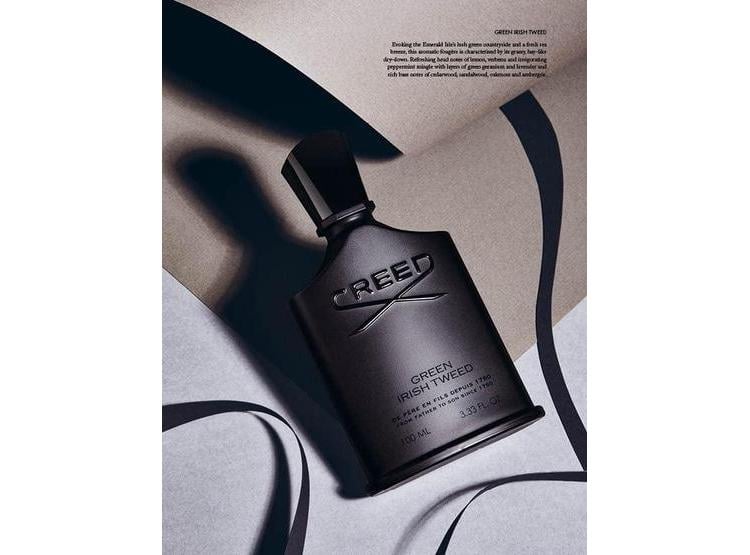CREED GREEN IRISH TWEED, LUJO EN COLONIA MASCULINA CON AROMA DE FOUGÈRE Y MADERAS VERDES Y MUSGOSAS - 5