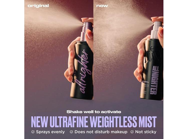 URBAN DECAY ALL NIGHTER - SPRAY FIJADOR DE MAQUILLAJE, NATURAL E IMPERMEABLE, HASTA 24 HORAS - 5