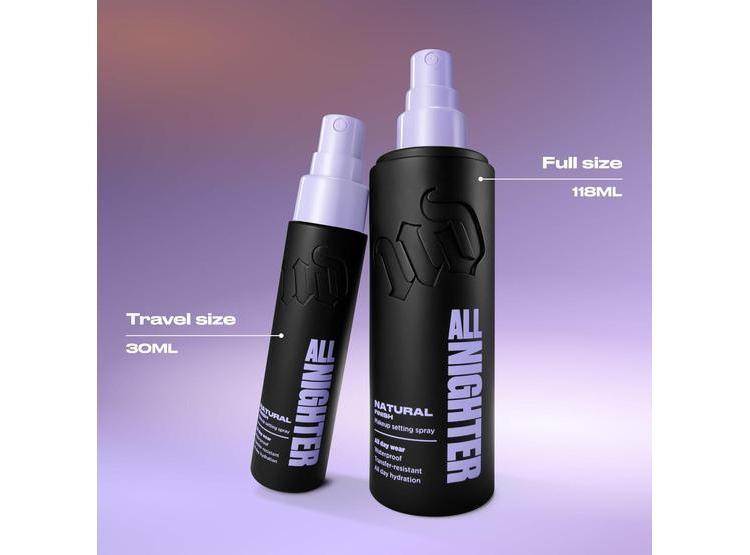 URBAN DECAY ALL NIGHTER - SPRAY FIJADOR DE MAQUILLAJE, NATURAL E IMPERMEABLE, HASTA 24 HORAS - 10