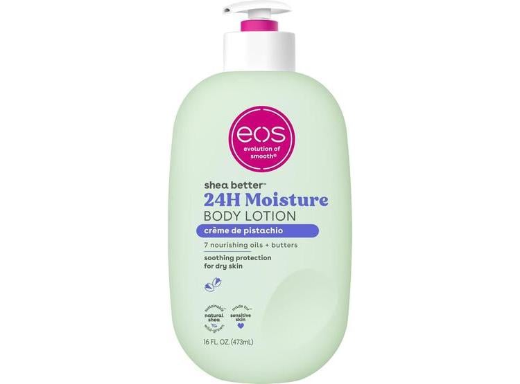 LOCIÓN CORPORAL SHEA BETTER DE EOS, HIDRATACIÓN PISTACHO 24H, VEGANA, LIGERA, PARA PIEL SECA CON AROMA SEGURO - 1