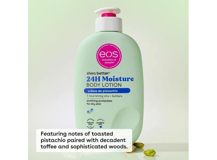 LOCIÓN CORPORAL SHEA BETTER DE EOS, HIDRATACIÓN PISTACHO 24H, VEGANA, LIGERA, PARA PIEL SECA CON AROMA SEGURO - 2