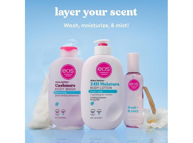 EOS SHEA BETTER LOCIÓN CORPORAL FRESCA PARA CUIDADO DE LA PIEL CON HUMEDAD LAS 24 HORAS, LIGERA Y NO GRASOSA - 5