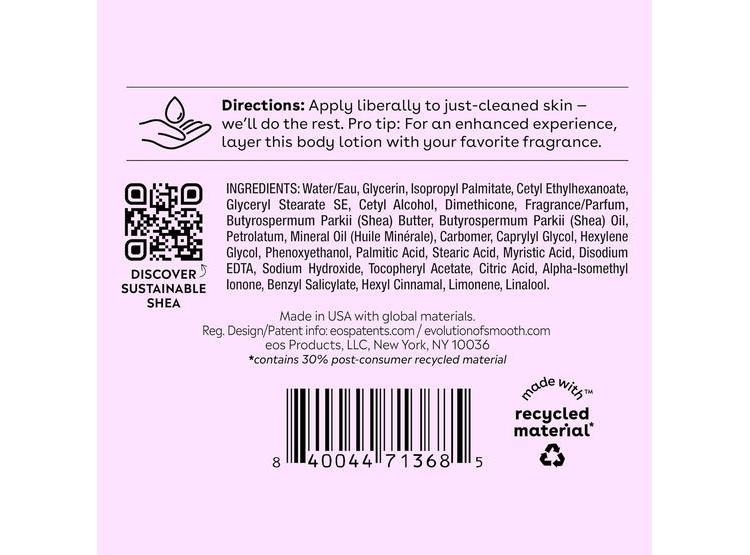 EOS SHEA BETTER LOCIÓN CORPORAL FRESCA PARA CUIDADO DE LA PIEL CON HUMEDAD LAS 24 HORAS, LIGERA Y NO GRASOSA - 8