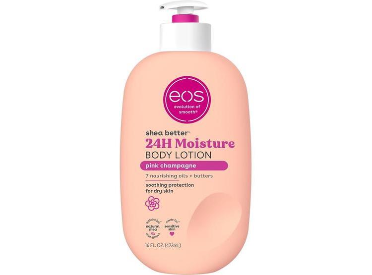 EOS CREMA CORPORAL CON MANTECA DE KARITÉ, HIDRATACIÓN 24H, RÁPIDA ABSORCIÓN, SIN GRASA, AROMA CHAMPÁN ROSADO - 1