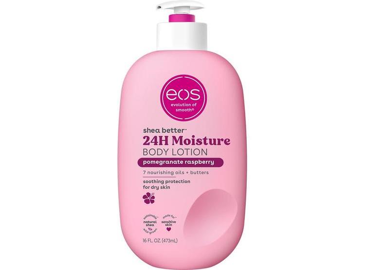 EOS SHEA BETTER LOCIÓN CORPORAL GRANADA FRAMBUESA, PIEL CUIDADO 24 HORAS, LIGERA, NO GRASOSA, CON KARITÉ NATURAL, VEGANO - 1