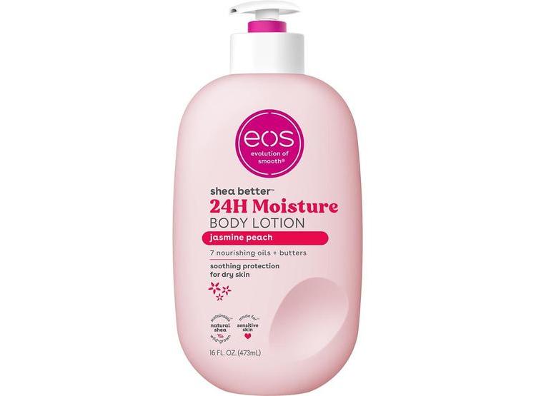 EOS SHEA BETTER LOCIÓN CORPORAL JASMINE PEACH, HIDRATACIÓN 24H, LIGERA, NO GRASA, VEGANA, CON KARITÉ NATURAL - 1