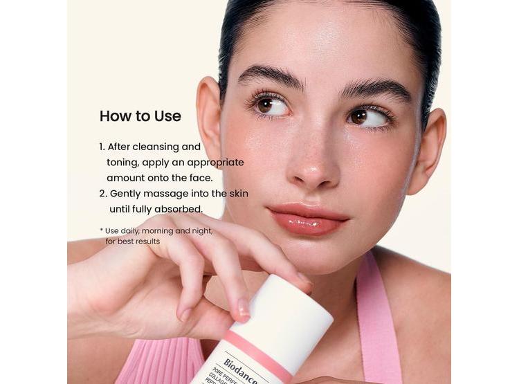 CREMA DE PÉPTIDOS DE COLÁGENO BIODANCE: HIDRATANTE Y REAFIRMANTE PARA PERFECCIONAR POROS, CUIDADO FACIAL COREANO - 7