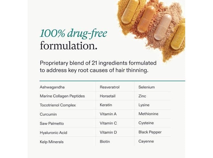 SUPLEMENTOS PARA CRECIMIENTO DE CABELLO NUTRAFOL PARA MUJERES, RECOMENDADOS POR DERMATÓLOGOS, USO MENSUAL - 4