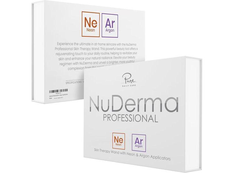 NUDERMA VARITA DE TERAPIA - MÁQUINA PORTÁTIL CON 6 VARILLAS DE NEÓN Y ARGÓN PARA MEJORAR LA PIEL - 6