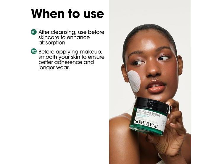PADS SOME BY MI AHA BHA PHA MIRACLE TRUECICA PARA LIMPIEZA Y EXFOLIACIÓN FACIAL COREANA - 6