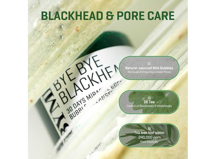 SOME BY MI LIMPIADOR FACIAL CON TÉ VERDE - MINIMIZADOR DE POROS Y REDUCTOR DE PUNTOS NEGROS, IDEAL PARA PIEL SENSIBLE - 2