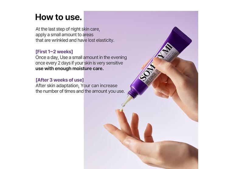 CREMA DE OJOS SOME BY MI RETINOL 30ML PARA LÍNEAS FINAS - 6