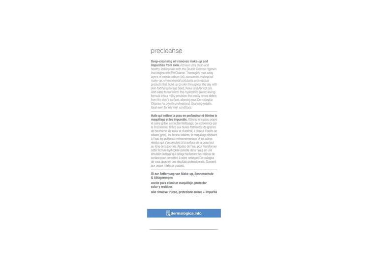 DERMALOGICA PRECLEANSE LIMPIADOR ACEITE DESMAQUILLANTE EFICAZ PARA LIMPIAR POROS Y DERRETIR MAQUILLAJE - 4