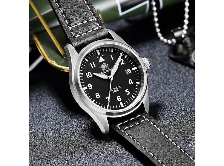 RELOJES AUTOMÁTICOS ADDIESDIVE PARA HOMBRE CON ESFERA LUMINISCENTE Y MOVIMIENTO BUCEADOR DE ACERO INOXIDABLE - 5