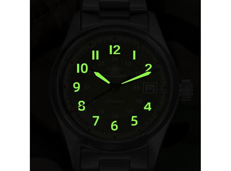 RELOJ ADDIESDIVE AUTOMÁTICO PARA HOMBRE, ACERO INOXIDABLE, BUCEO 200M, ESFERA LUMINISCENTE, ANALÓGICO - 5
