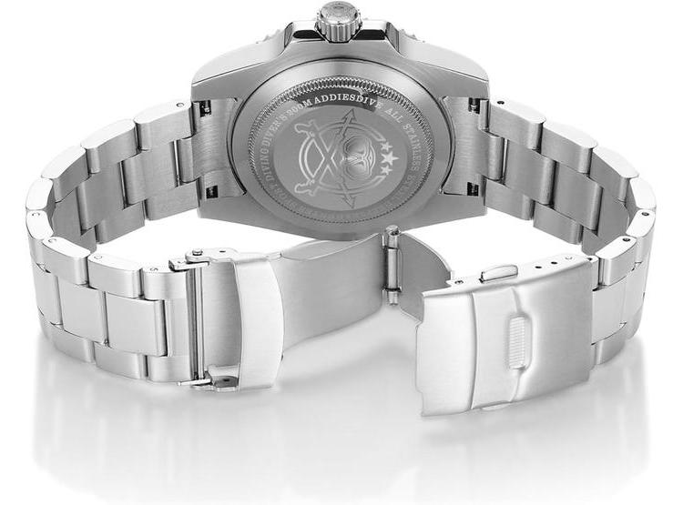 RELOJ DE BUCEO ADDIESDIVE, CUARZO, RESISTENTE AL AGUA, CORREA DE ACERO, ESFERA LUMINOSA MULTICOLOR PARA HOMBRES - 5