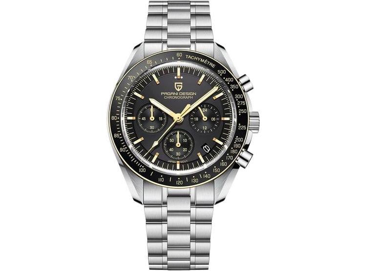 RELOJ DE CUARZO PARA HOMBRE PAGANI DESIGN 1701 V3, CON MOVIMIENTO VK63, ACERO INOXIDABLE Y CRISTAL DE ZAFIRO - 1