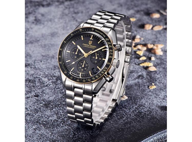 RELOJ DE CUARZO PARA HOMBRE PAGANI DESIGN 1701 V3, CON MOVIMIENTO VK63, ACERO INOXIDABLE Y CRISTAL DE ZAFIRO - 2