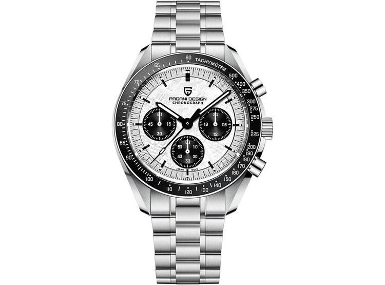 PAGANI DESIGN 1701 V3 - RELOJ CRONÓGRAFO CUARZO HOMBRE, RESISTENTE AL AGUA 100 METROS, DISEÑO DEPORTIVO - 1