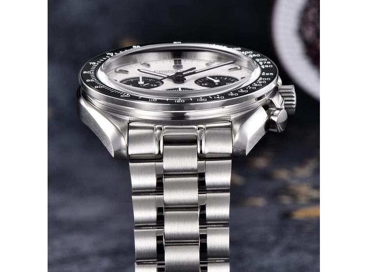 PAGANI DESIGN 1701 V3 - RELOJ CRONÓGRAFO CUARZO HOMBRE, RESISTENTE AL AGUA 100 METROS, DISEÑO DEPORTIVO - 3