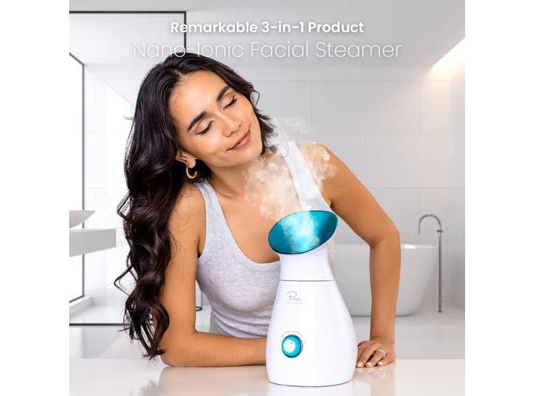 NANOSTEAMER 3 EN 1 NANO IÓNICO DE PURE DAILY CARE PARA CUIDADO FACIAL, HUMIDIFICADOR Y KIT DE PIEL - 4