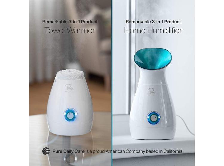 NANOSTEAMER 3 EN 1 NANO IÓNICO DE PURE DAILY CARE PARA CUIDADO FACIAL, HUMIDIFICADOR Y KIT DE PIEL - 5