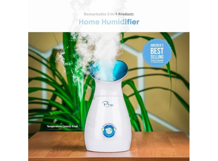 NANOSTEAMER 3 EN 1 NANO IÓNICO DE PURE DAILY CARE PARA CUIDADO FACIAL, HUMIDIFICADOR Y KIT DE PIEL - 6
