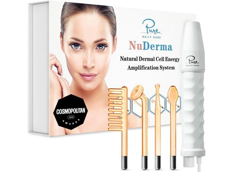 NUDERMA: MÁQUINA DE TERAPIA DE PIEL DE MANO CON NEÓN PARA ANTIENVEJECIMIENTO Y ESTIMULACIÓN DE CABELLO - 1