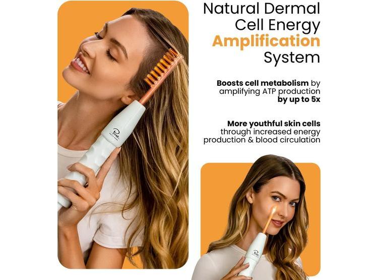 NUDERMA: MÁQUINA DE TERAPIA DE PIEL DE MANO CON NEÓN PARA ANTIENVEJECIMIENTO Y ESTIMULACIÓN DE CABELLO - 4