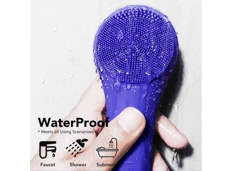 NÅGRACOOLA CLIE CEPILLO FACIAL ELÉCTRICO RECARGABLE, IMPERMEABLE, PARA LIMPIEZA, EXFOLIACIÓN Y MASAJE - 4