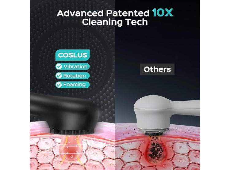 CEPILLO FACIAL COSLUS 2 EN 1: GIRO Y VIBRACIÓN PARA LIMPIEZA - 2
