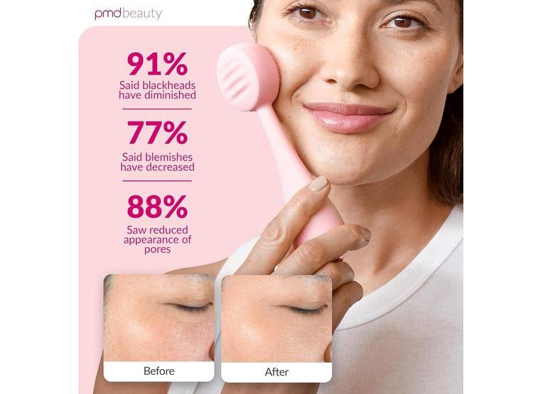 CEPILLO FACIAL PMD CLEAN: LIMPIADOR INTELIGENTE DE SILICONA, MASAJEADOR ANTIENVEJECIMIENTO IMPERMEABLE, A BATERÍA - 3