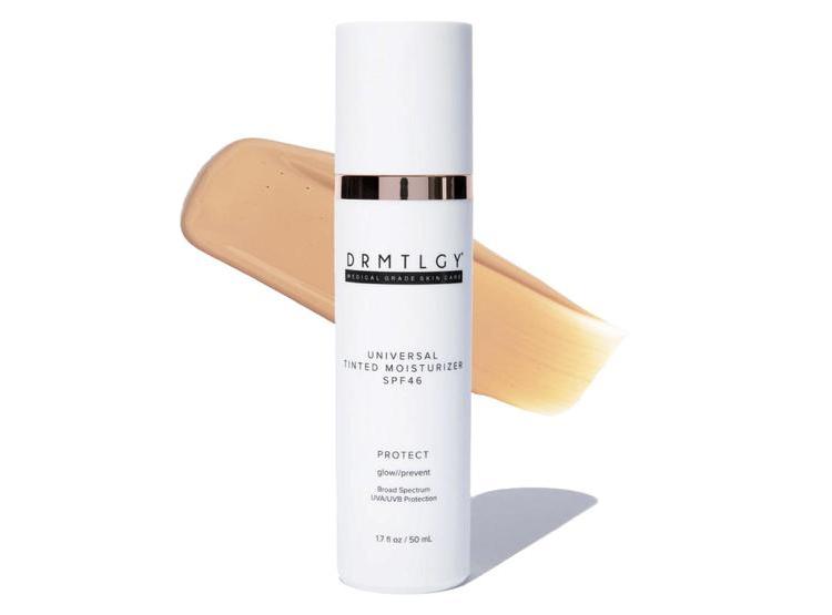 DRMTLGY CREMA SPF 46, HIDRATANTE TEÑIDA, PROTECTOR SOLAR FACIAL CON AMPLIO ESPECTRO, MAQUILLAJE LIGERO - 1