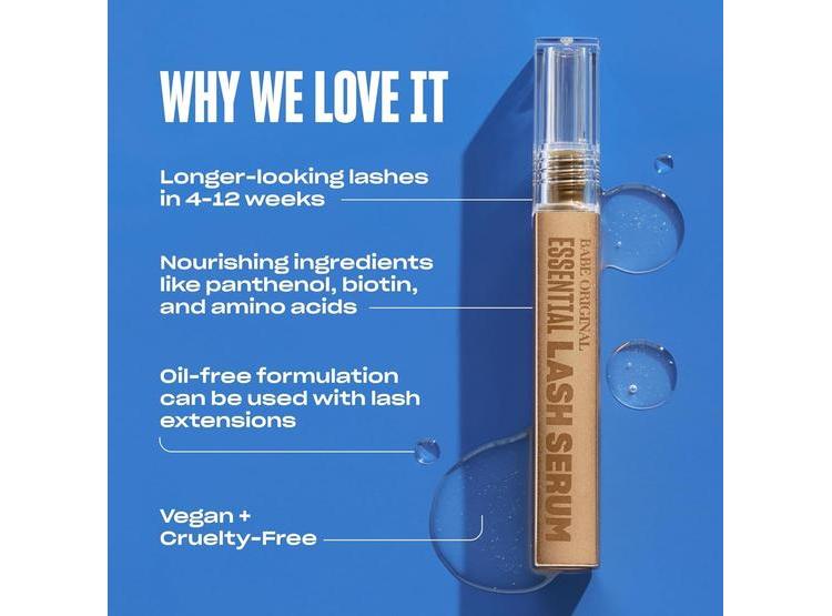 SÉRUM DE PESTAÑAS BABE PARA UNAS PESTAÑAS MÁS COMPLETAS Y LARGAS, TRATAMIENTO AVANZADO VEGANO - 2