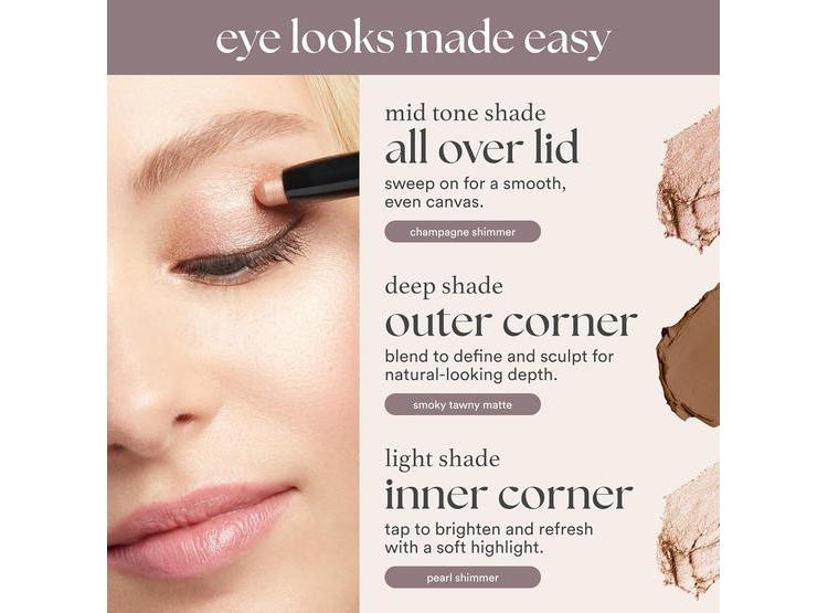 SOMBRA DE OJOS JULEP CREMA A POLVO RESISTENTE AL AGUA AMATISTA BRILLANTE - 4