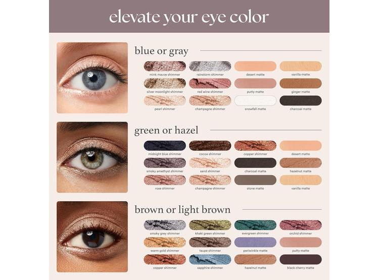 SOMBRA DE OJOS JULEP CREMA A POLVO RESISTENTE AL AGUA AMATISTA BRILLANTE - 8