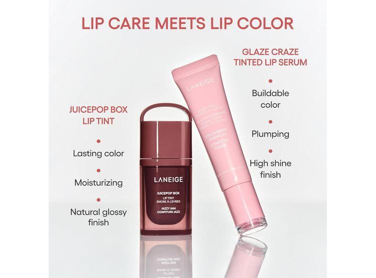 LANEIGE TINTE LABIAL JUICEPOP: TINTE HIDRATANTE 12 HORAS CON COLOR JUGOSO Y BRILLO NUTRITIVO, COMODIDAD DURADERA - 2