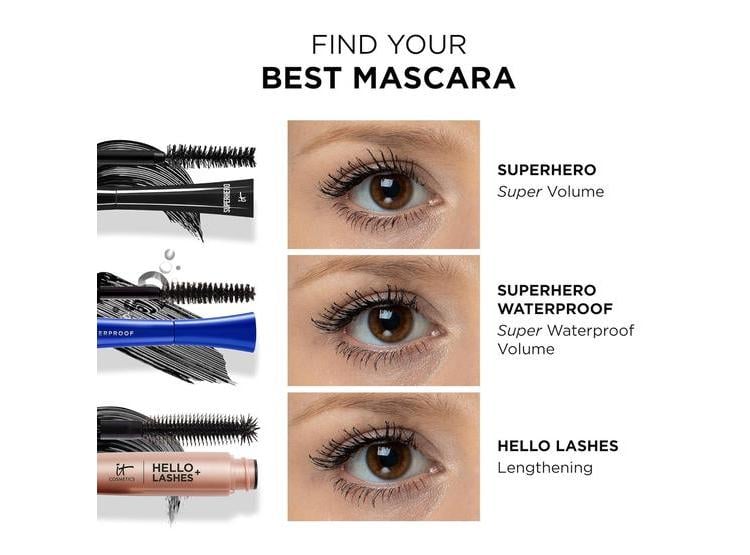MÁSCARA DE PESTAÑAS IT COSMETICS SUPERHÉROE VOLUMINIZADORA - 7