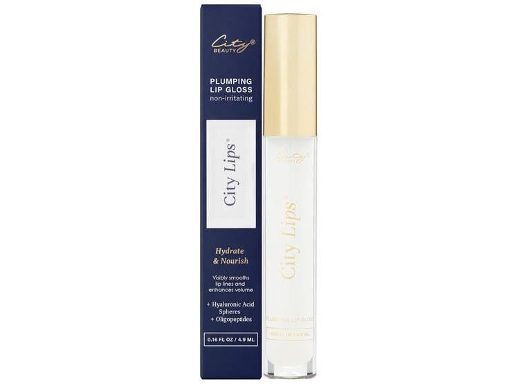 CITY LIPS CLEAR - BRILLO LABIAL VOLUMINIZADOR CON ÁCIDO HIALURÓNICO Y PÉPTIDOS PARA LABIOS RADIANTES Y LLENOS - 1