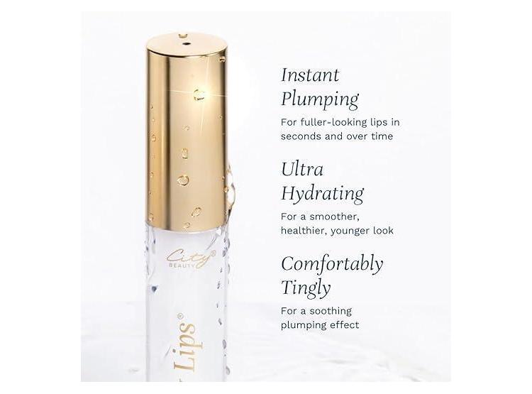 CITY LIPS CLEAR - BRILLO LABIAL VOLUMINIZADOR CON ÁCIDO HIALURÓNICO Y PÉPTIDOS PARA LABIOS RADIANTES Y LLENOS - 4
