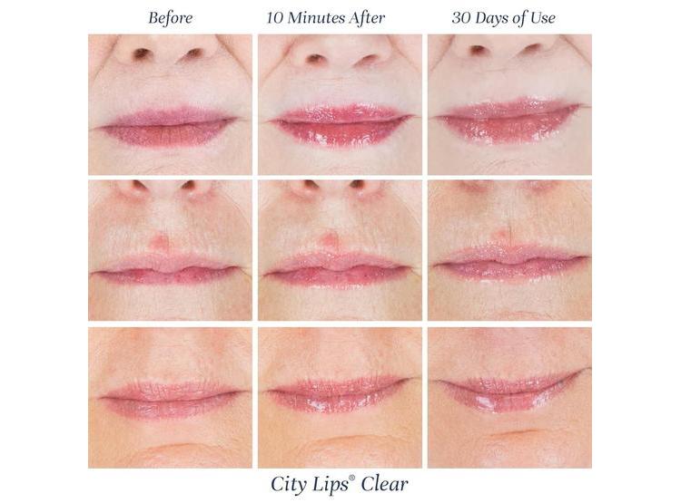 CITY LIPS CLEAR - BRILLO LABIAL VOLUMINIZADOR CON ÁCIDO HIALURÓNICO Y PÉPTIDOS PARA LABIOS RADIANTES Y LLENOS - 5
