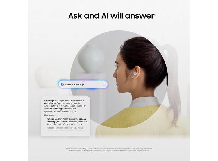 SAMSUNG GALAXY BUDS 4 PRO 2026 AI BLUETOOTH EARBUDS INALÁMBRICOS CON AUDIO HI-RES, ANC 2.0, COMODIDAD OPTIMIZADA - 7