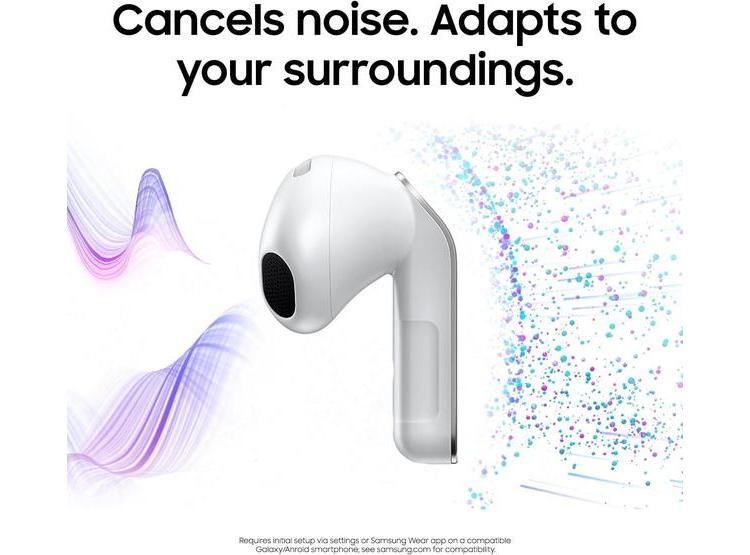 SAMSUNG GALAXY BUDS 4 2026 AI TRUE WIRELESS, NOISE CANCELLING, HI-RES AUDIO, LIVE TRANSLATION, WHITE, 2 YR WARRANTY - 5