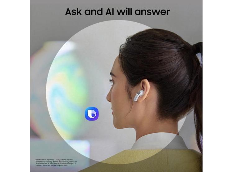 SAMSUNG GALAXY BUDS 4 2026 AI TRUE WIRELESS, NOISE CANCELLING, HI-RES AUDIO, LIVE TRANSLATION, WHITE, 2 YR WARRANTY - 7