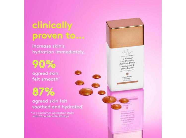 DRUNK ELEPHANT D-BRONZI: SUERO BRONCEADOR FACIAL SEGURO 30ML - 3