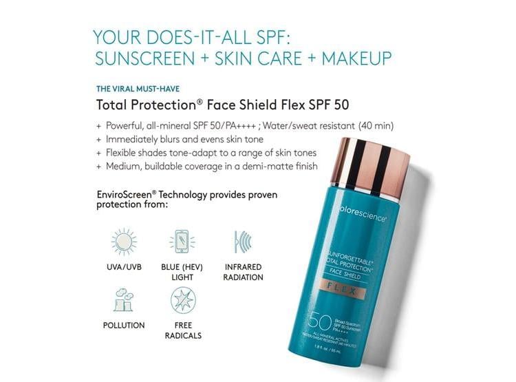 COLORESCIENCE PROTECTOR FACIAL TOTAL PROTECTION SPF 50 CON COBERTURA ADAPTABLE Y ACABADO DEMI-MATE - 3