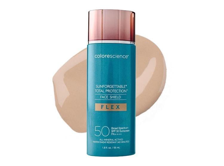 PROTECTOR SOLAR FACIAL COLORESCIENCE FACE SHIELD FLEX SPF 50, ÓXIDO DE ZINC 12%, 53.2G - 1