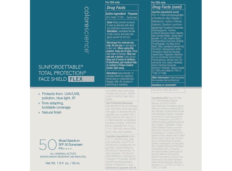 COLORESCIENCE FACE SHIELD FLEX SPF 50 PROTECTOR SOLAR 53ML - 2